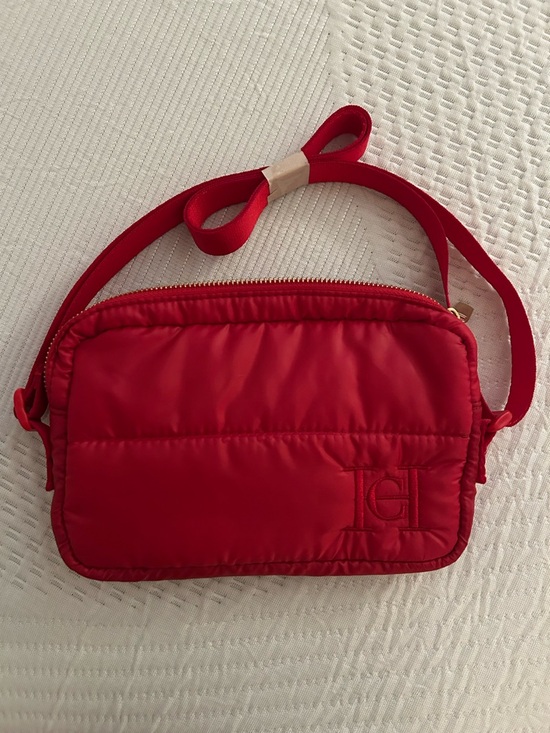 Carolina Herrera Handbags - Carolina Herrera Red Quilted Crossbody Bag NWOT